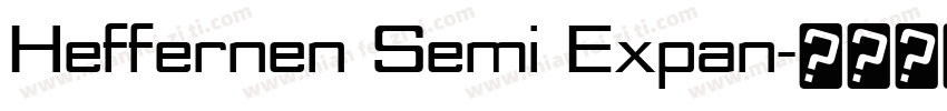 Heffernen Semi Expan字体转换